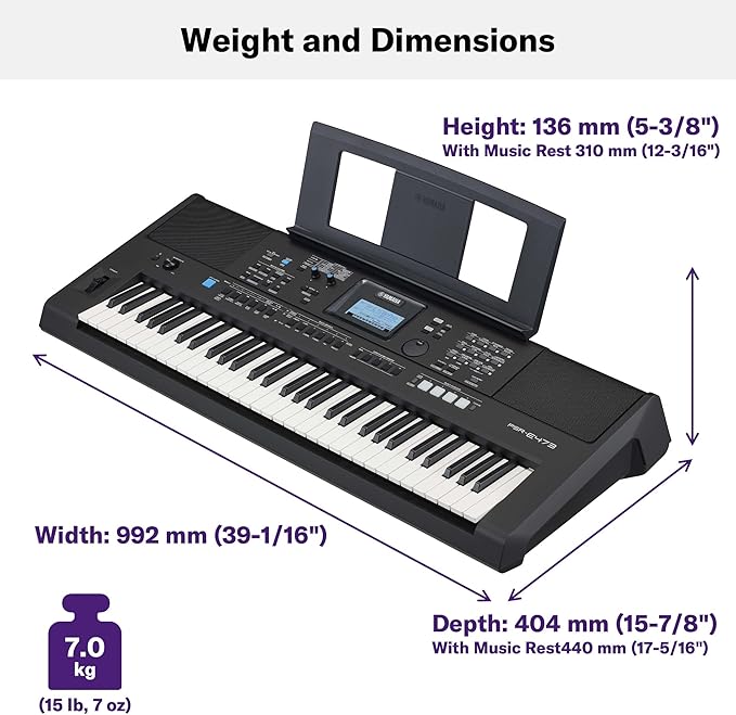 YAMAHA_PSR-E473_Piano Arrangeur