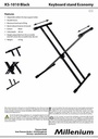 Millenium_KS-1010_Black_Support de Piano
