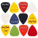 Harley_Benton_NylonMIX_Jeu de 12 médiators d'épaisseurs différentes multicolores