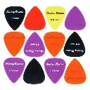 Harley Benton_Nylon081_Jeu de 12 médiators multicolores épaisseur 0,81mm