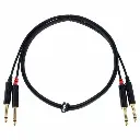 pro snake_TPI-Twin_Double câble instrument 1.5M