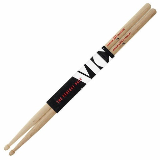 VIC FIRTH 7A_American Classic Hickory_ Baguette 7A Professionnelle