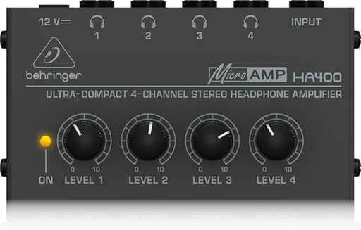 Behringer HA400_Amplificateur casque compact 4 canaux