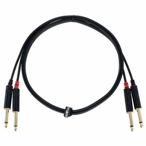 pro snake_TPI-Twin_Double câble instrument 1.5M